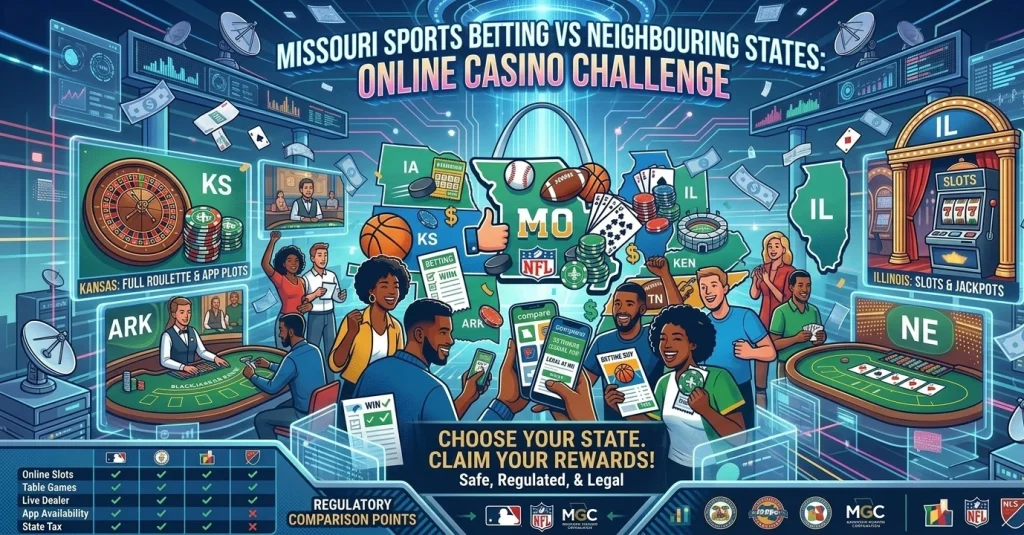 Missouri Sports Betting vs Neighbouring States